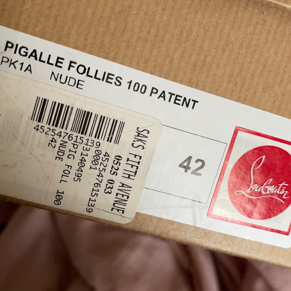 CL Nude Pigalle Follies 100mm Patent